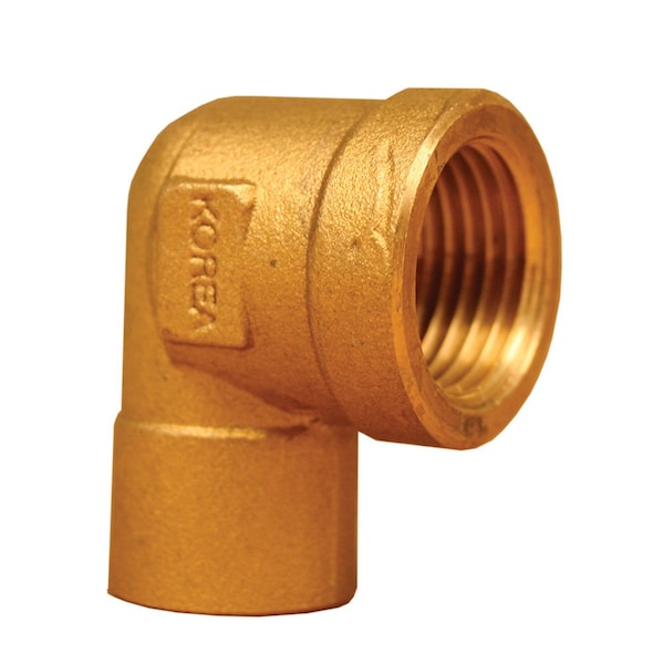 1/2in. C x FIP Forged Brass 90Deg. Elbow